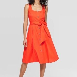 a new day | Button Down Midi Dress